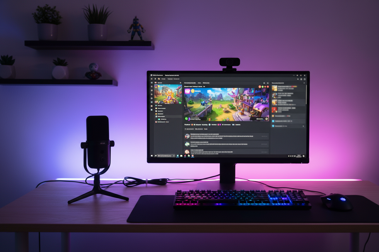 Dark RGB Budget Streaming Setup